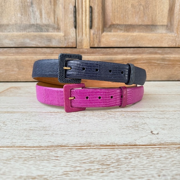 W. Kleinberg Lizard Belts - Picture 1 of 14